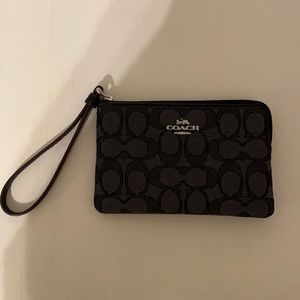Coach Wristlet in Black